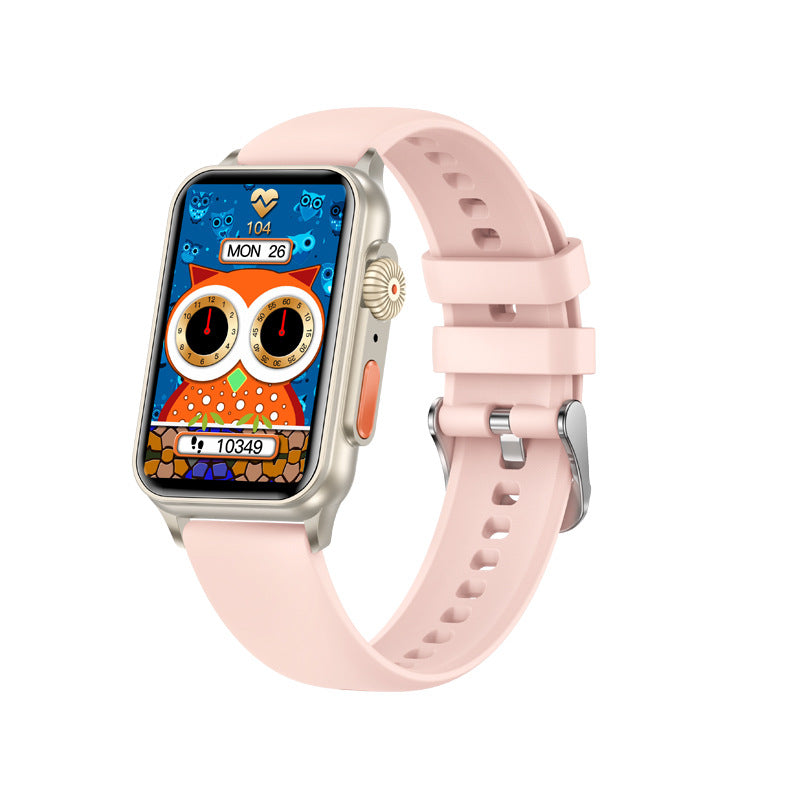 H23 Smartwatch with 1.57" Screen and Heart Rate Monitor Axl Space gold pink English version