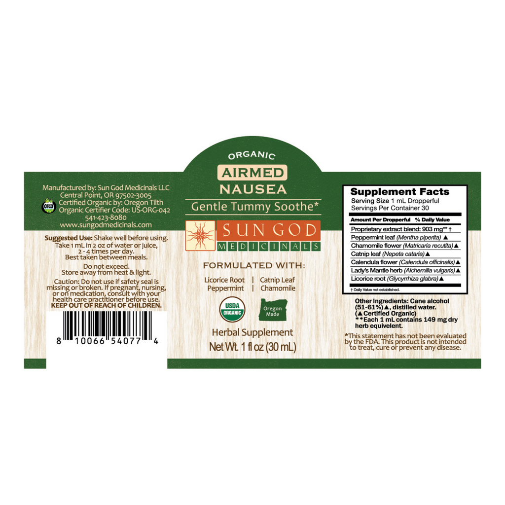 Airmed Nausea Herbal Tincture Axl