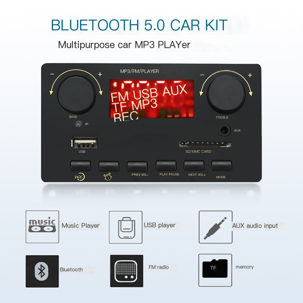 12V Car FM Radio Module with MP3 Player and Decoder Axl