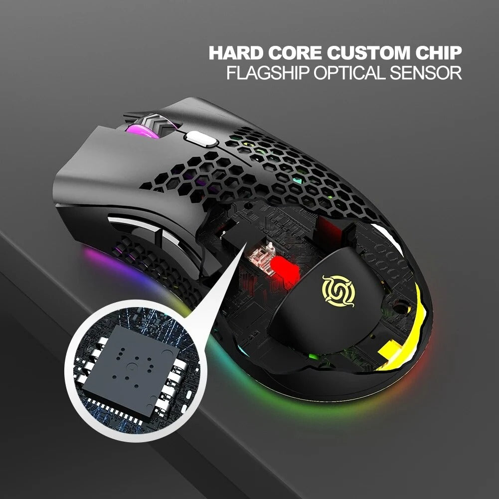 BM600 Rechargeable Wireless RGB Gaming Mouse for PC Axl