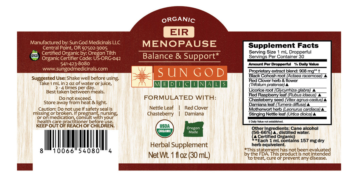 Eir Menopause Herbal Tincture Axl