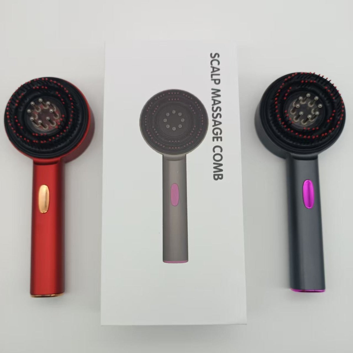 Electric Scalp Massage Comb with Red Light Axl