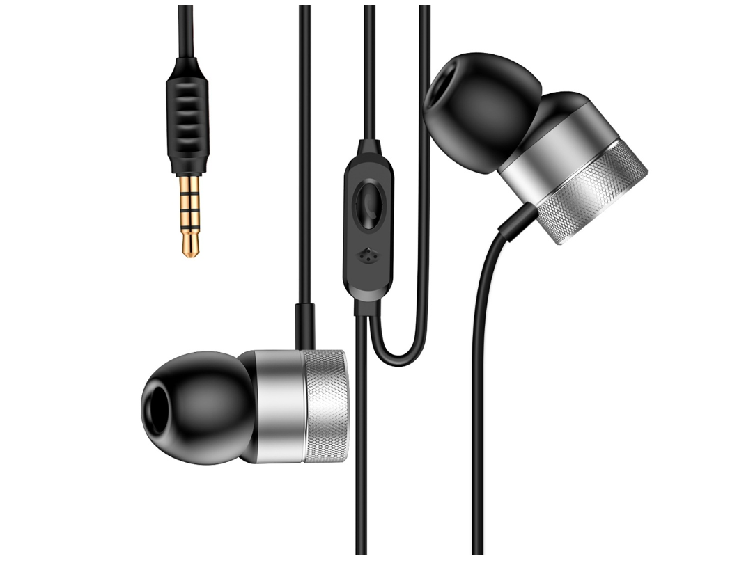 Wired Music Headphones with High-Quality Sound Axl 2 meters [black]