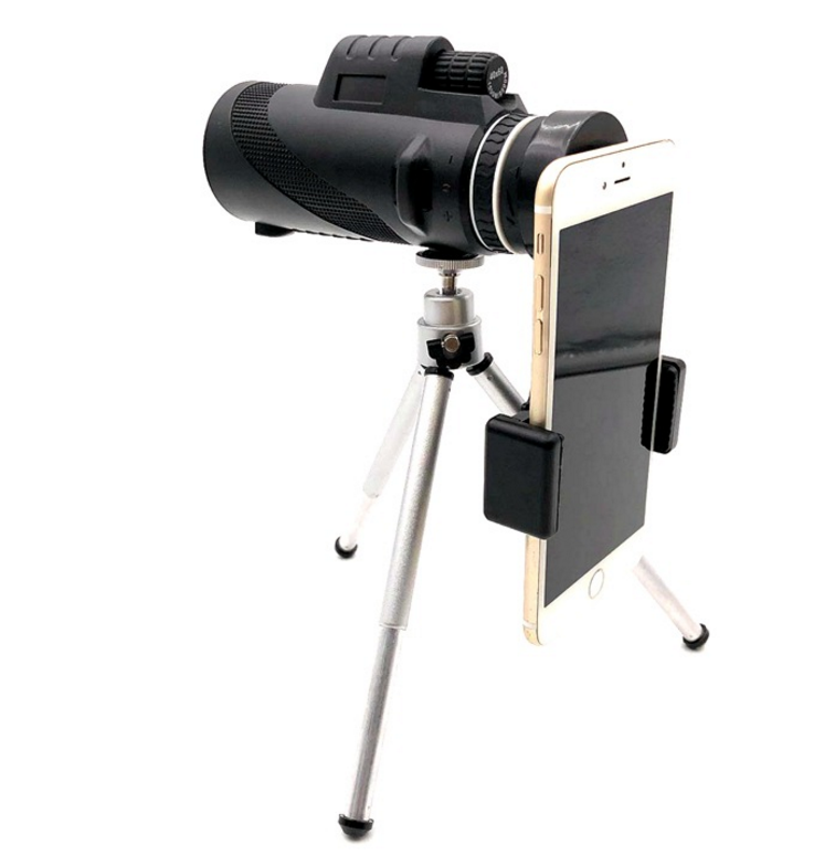 High-Definition Telescope with Universal Phone Mount Axl