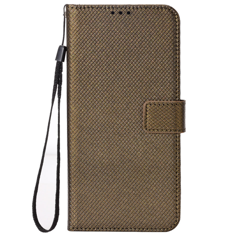 Honor X5 4G Phone Case with Diamond Texture and Strap Axl Brown / Glory X5/Honor X5 4G