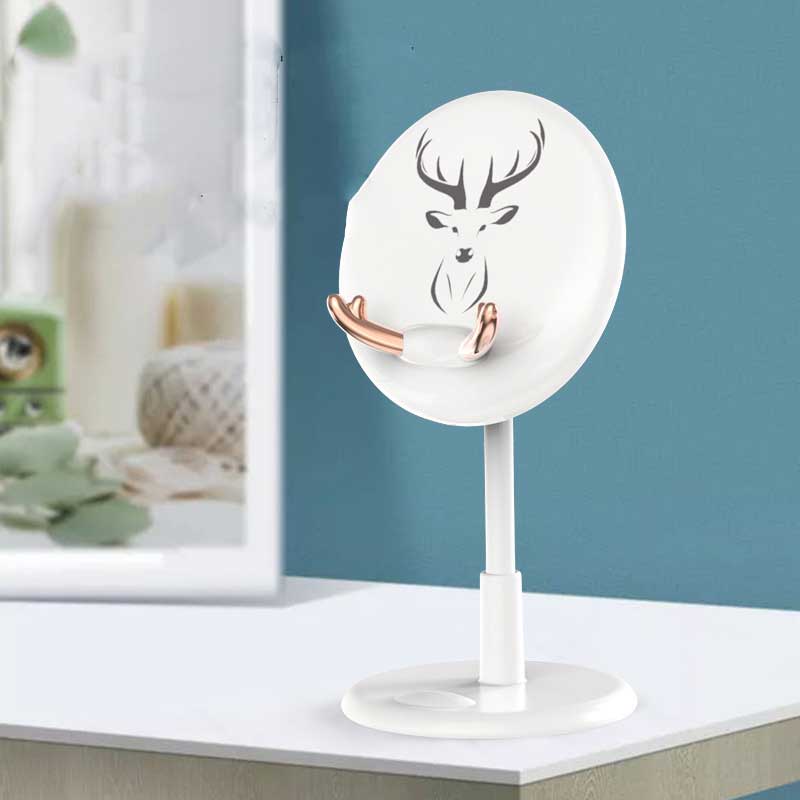 Cute Deer Lazy Phone Holder for iPad and Tablets Axl White