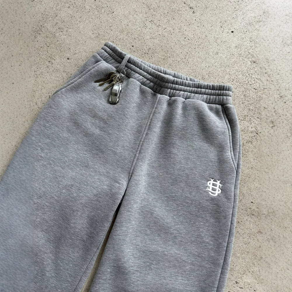 Solid Color Zipper Sweatpants Axl