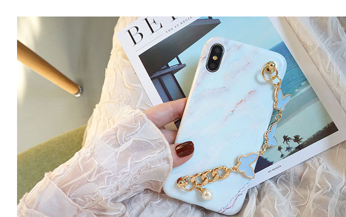 Original Blue Gem Chain for iPhone XR Case Cover Axl 6 plus 6s plus / black