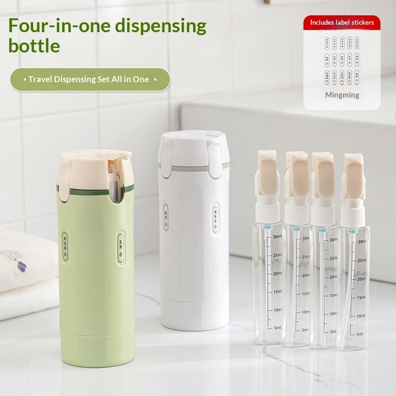 4-in-1 Travel Dispenser Bottles Leakproof Axl