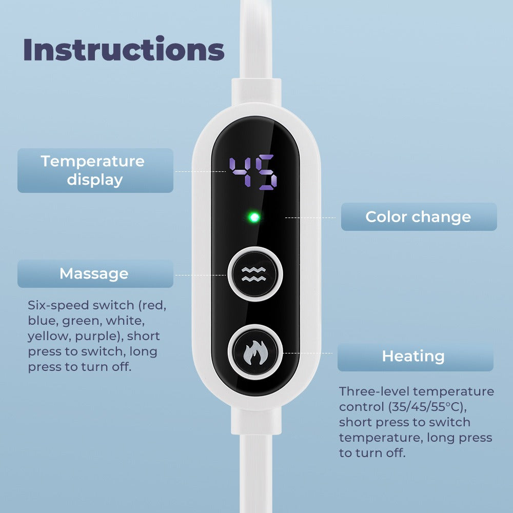 Hot Compress 3-Gear Vibration Eye Mask Axl