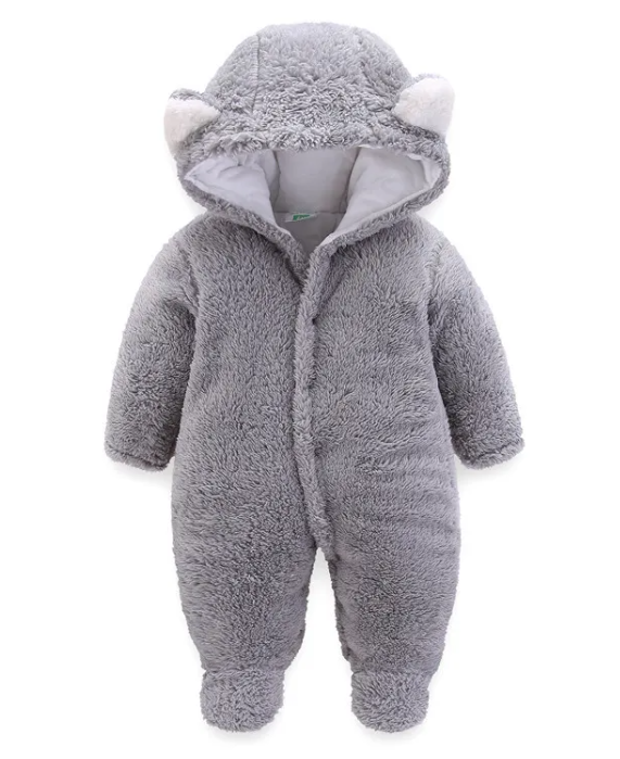 Winter Baby Jumpsuit Newborn Warm Thick Baby Romper Axl