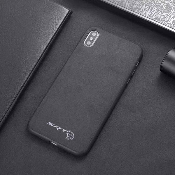 Suede Embroidered iPhone Case TPU Cover – XR & XS Max iPhone Phone Case Axl