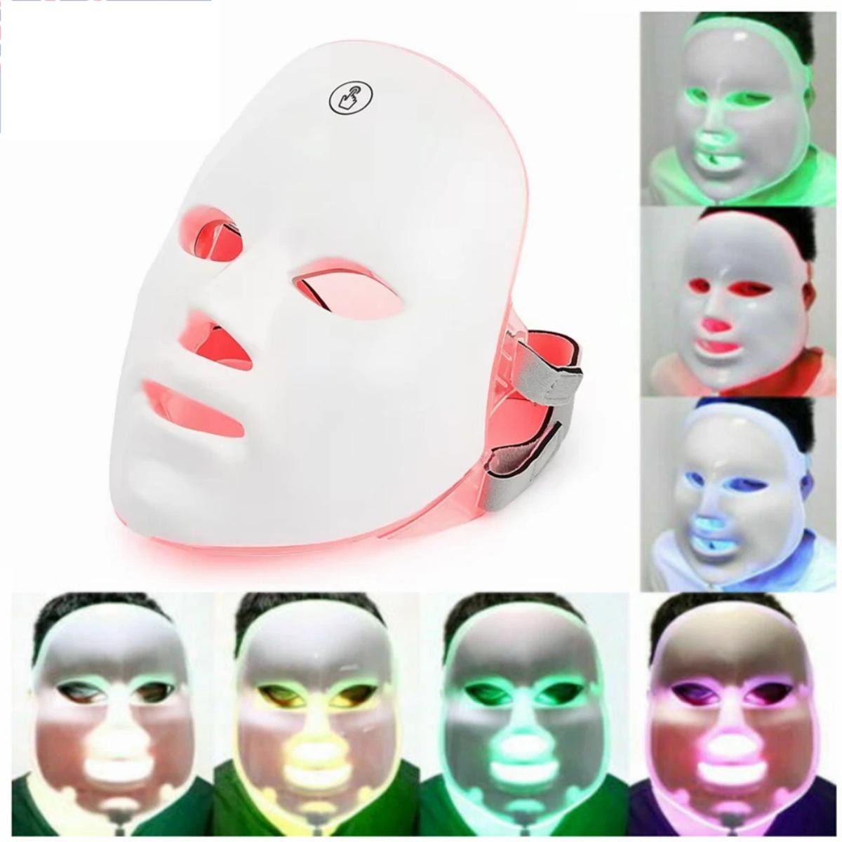 7 Color LED Light Therapy Face & Neck Mask Axl