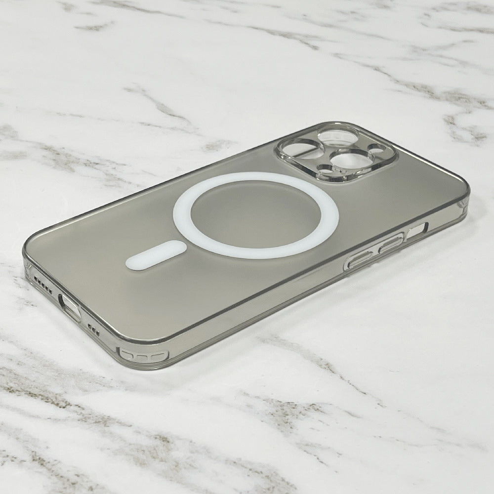 Transparent Glass MagSafe iPhone Case – 38-Magnet Protection