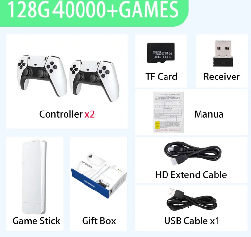 M15 Mini TV Game Machine Wireless Stick Arcade Axl