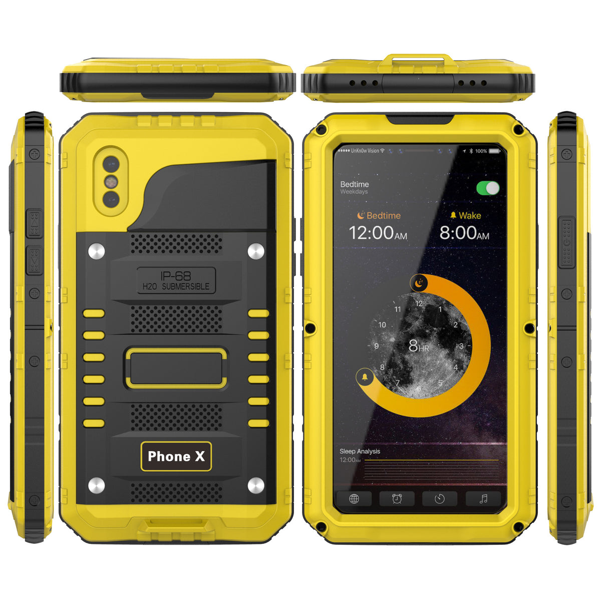 Metal Protective Case for iPhone 6S, 7, X (Full Cover) Axl