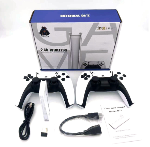 M15 Mini TV Game Machine Wireless Stick Arcade Axl Small package_A 128 G