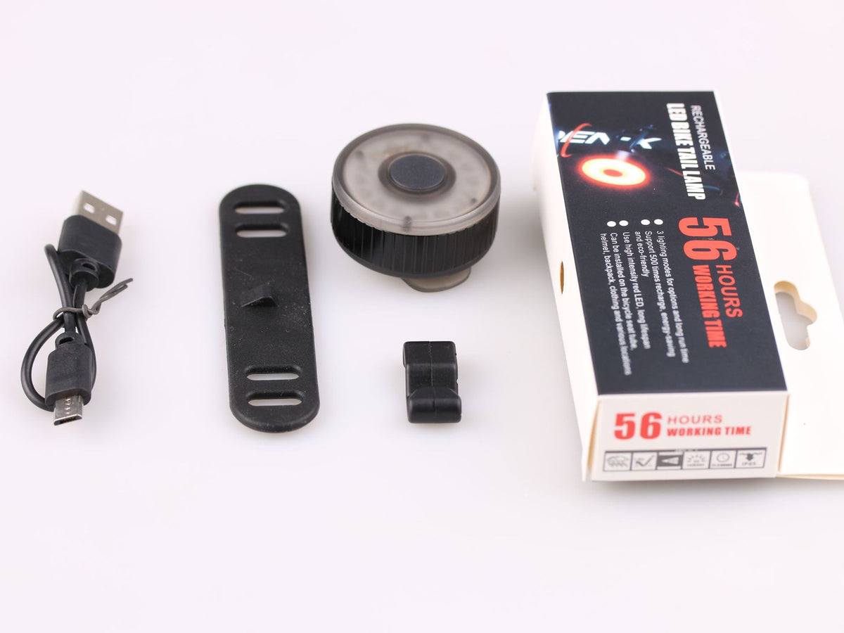 USB Rechargeable Bike Light with Phone Holder and Horn Axl