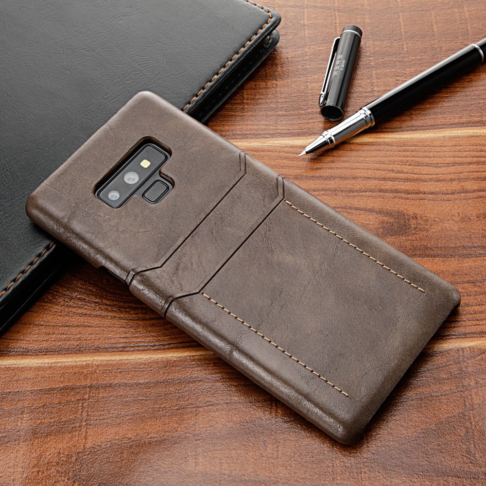 Double Card Wallet Case – Samsung Note 8/9 S8 S9 | Axl Wallet Phone Case Axl Coffee / Note9