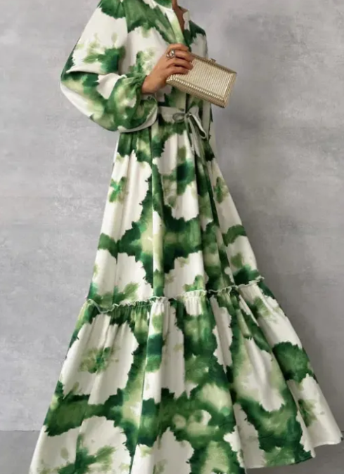 Stylish Women's Long Sleeve Dress Axl