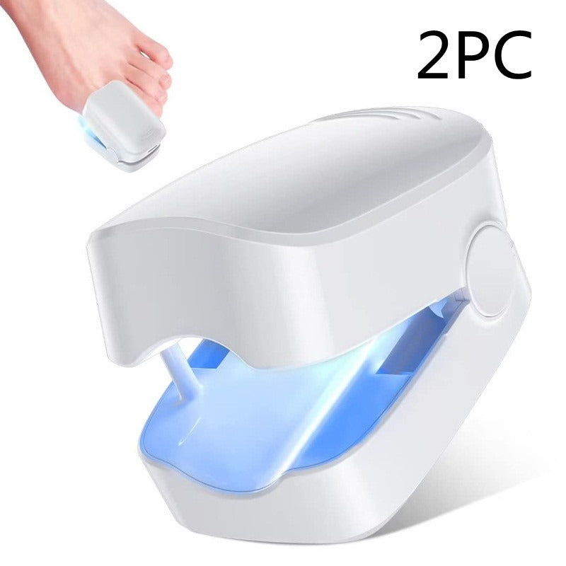 Portable Nail Fungal Care Laser Light Axl White Pure White 2PCS