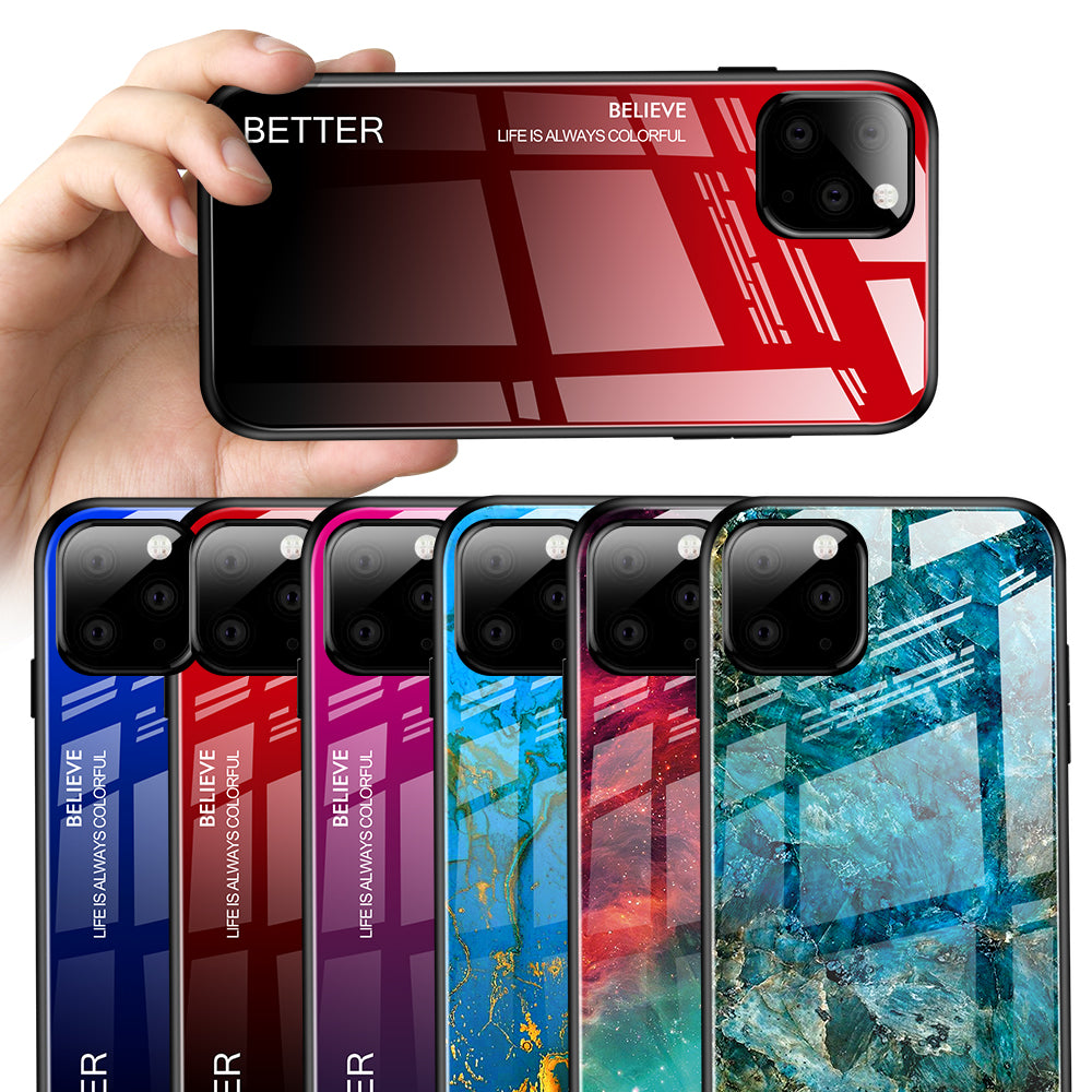 Gradient Glass Phone Case for iPhone 11 and XS Max Axl