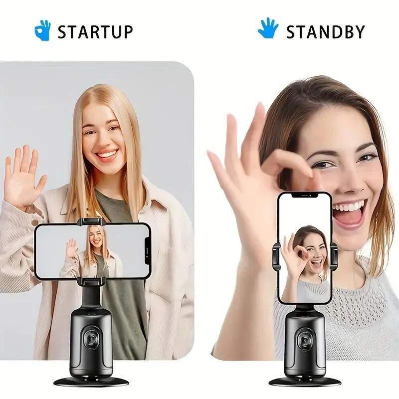 Auto Tracking Phone Holder 360° Rotation | Face Tracker Auto Tracking Phone Stand Axl