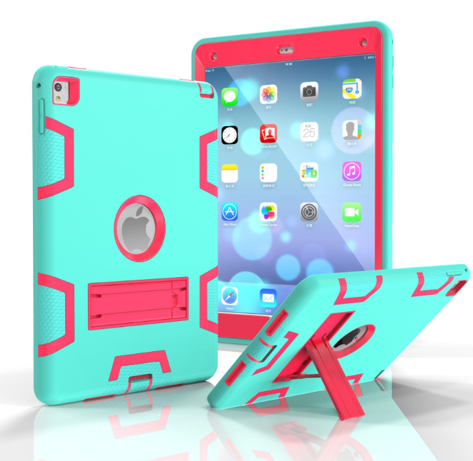 Full Coverage Silicone Kids Tablet Case with Stand Axl