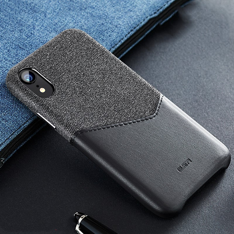 Colorful Leather Case for iPhone XR - Slim & Stylish Axl Black IPhoneXR