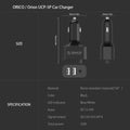 ORICO QC3.0 Car Charger with Dual USB Ports Axl