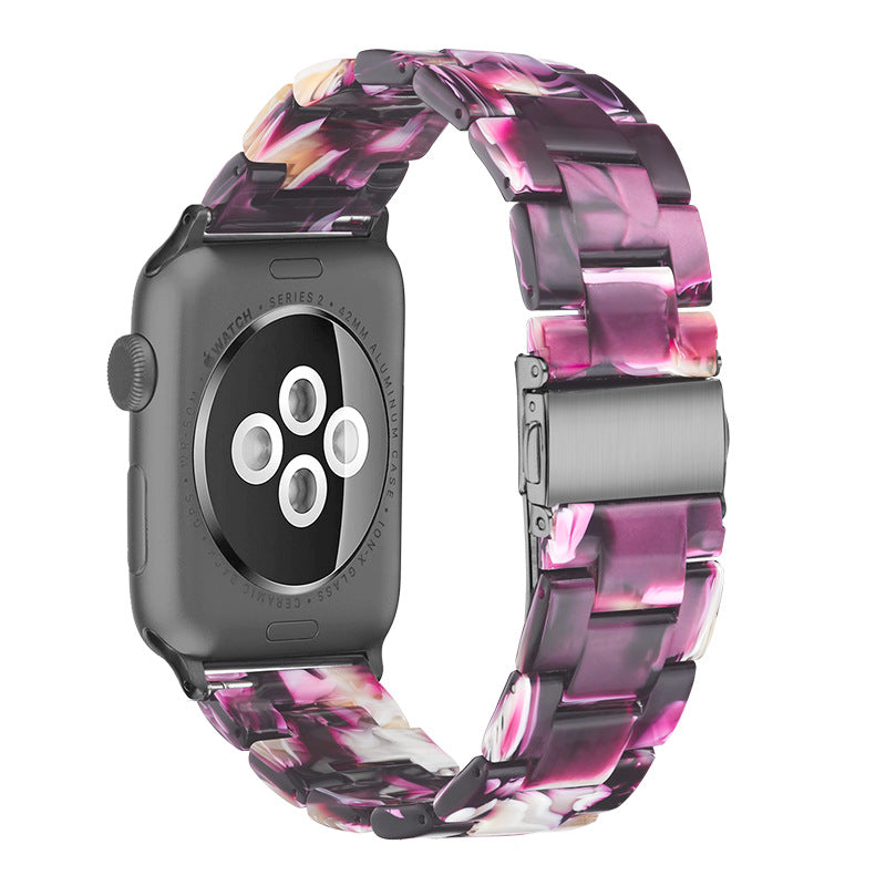 Apple Resin Watch Band for iWatch Series 1-4 (Wholesale) Axl 38/40mm flash purple