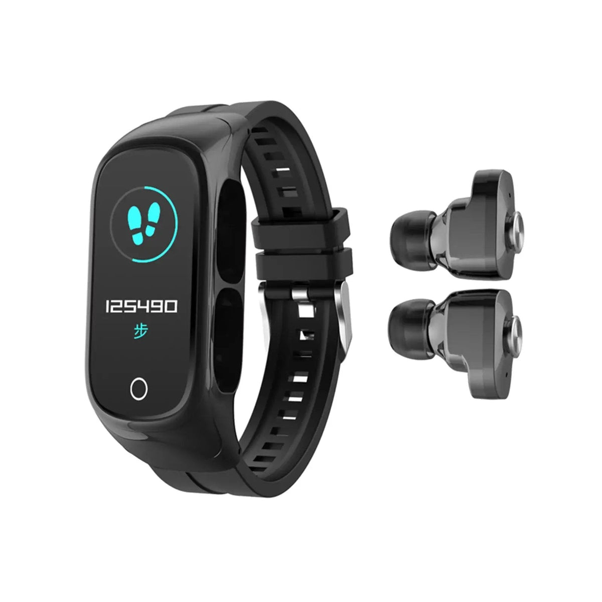 2-In-1 Smart Watch & Earbuds Fitness True Wireless Combo Axl