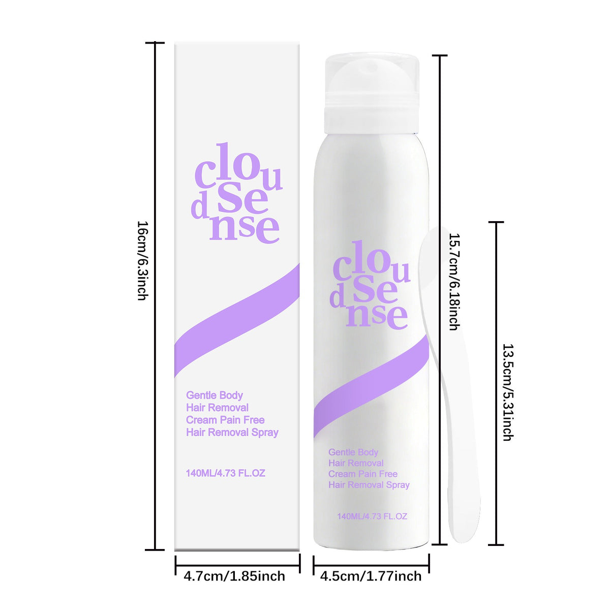 Gentle Body Hair Removal Mist Spray Axl