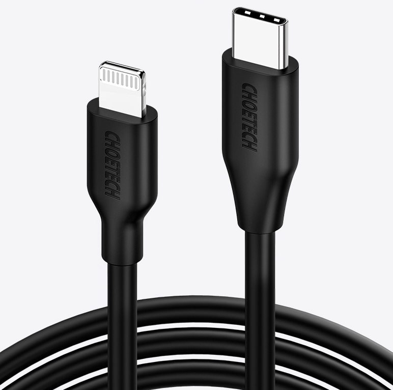 CHOETECH 2m USB-C to Lightning MFi Certified Cable Axl