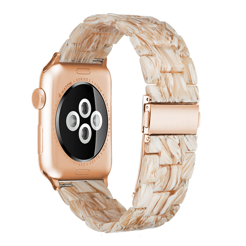 Apple Resin Watch Band for iWatch Series 1-4 (Wholesale) Axl 38/40mm silk White