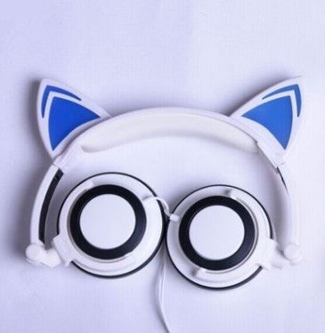 Cat Ear Headphones with LED Glow & Foldable Design | Axl LED Cat Ear Headphones Axl