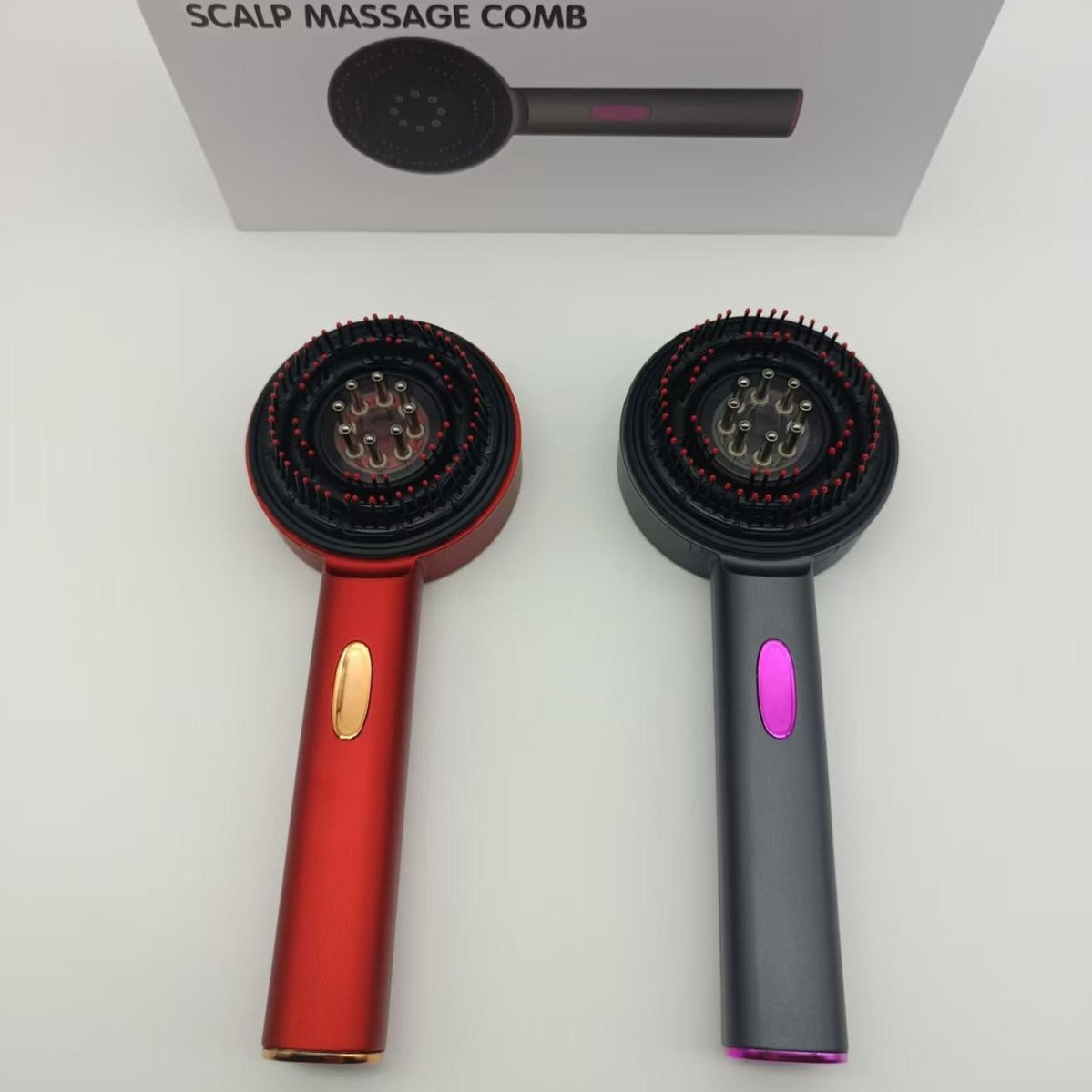 Electric Scalp Massage Comb with Red Light Axl