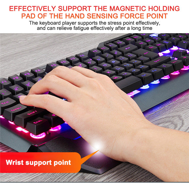 Ergonomic Mechanical Keyboard with RGB Backlight Axl