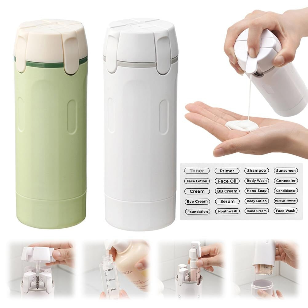 4-in-1 Travel Dispenser Bottles Leakproof Axl