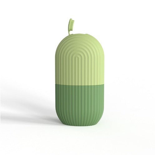 Face Ice Tray Shell Pattern Massage Tool Axl Green