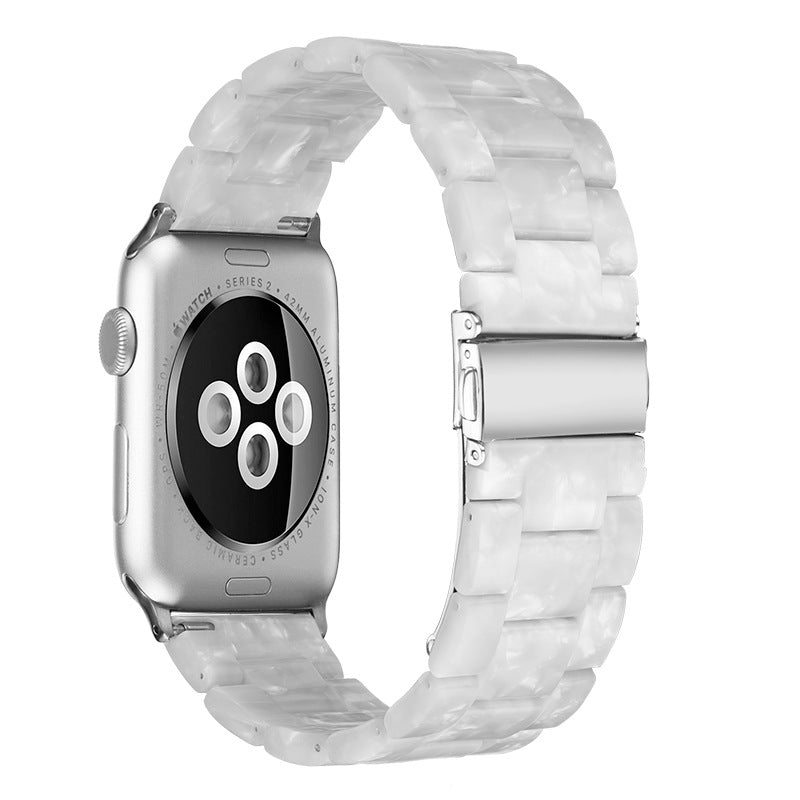 Apple Resin Watch Band for iWatch Series 1-4 (Wholesale) Axl 38/40mm Pearl White