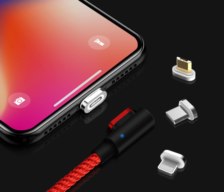 3-in-1 Magnetic Charging Cable – USB, Micro USB & Type-C Magnetic Charging Cable Axl Android Head