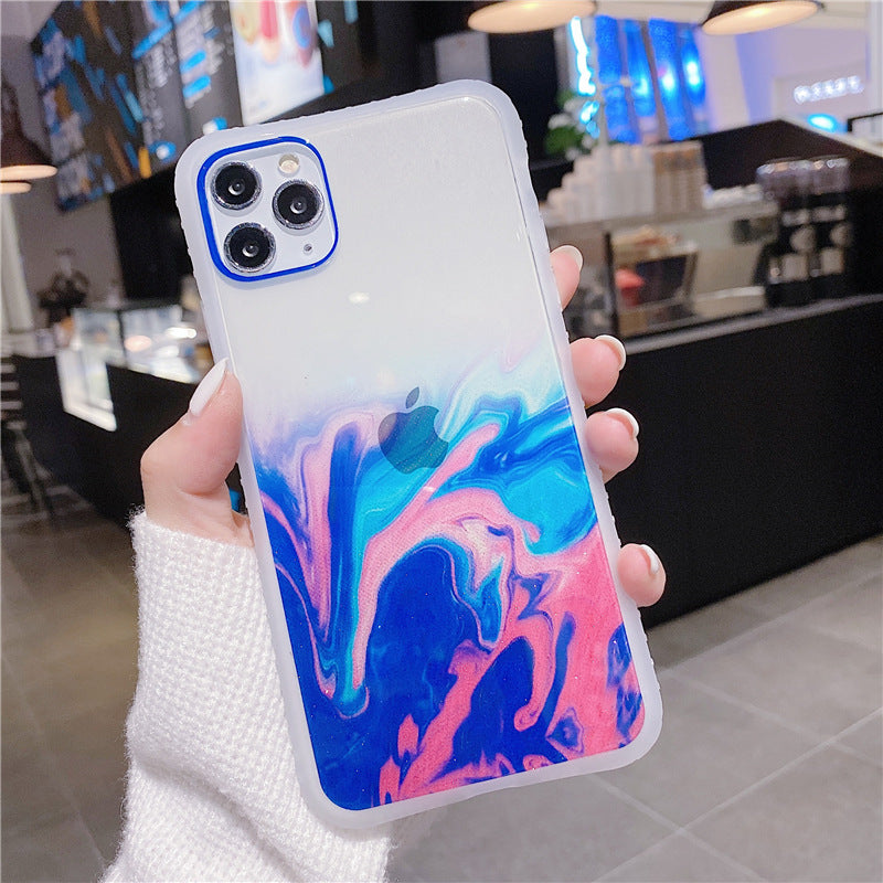 Watercolor Anti-Drop iPhone Case – TPU Back Cover | Axl