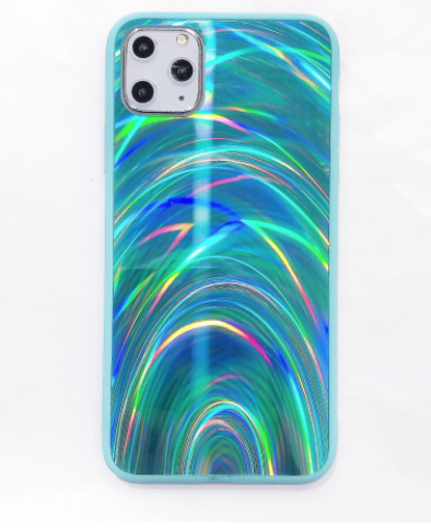 Rainbow Pattern Jelly Shell iPhone Case | TPU PC Acrylic