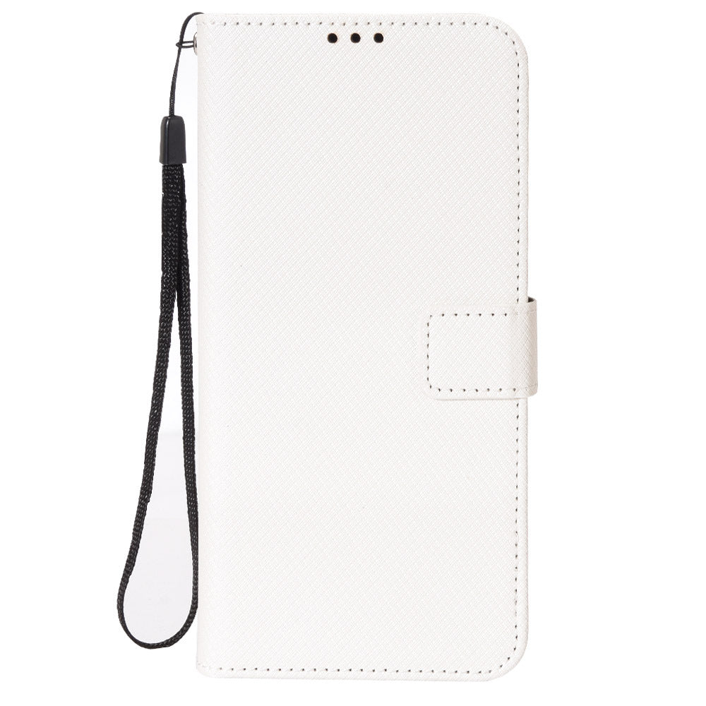 Honor X5 4G Phone Case with Diamond Texture and Strap Axl White / Glory X5/Honor X5 4G