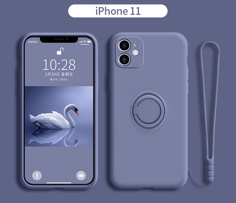 iPhone 11 Pro Liquid Silicone Case with Lens Cover Axl white IPhone 11