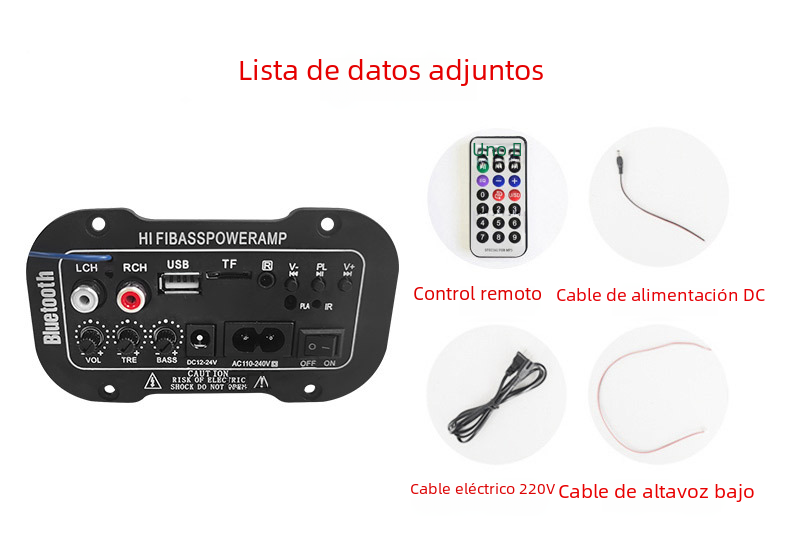 5-Inch Digital Bluetooth Amplifier for Car Sound System Axl
