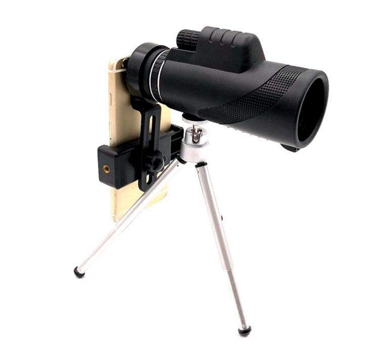 High-Definition Telescope with Universal Phone Mount Axl