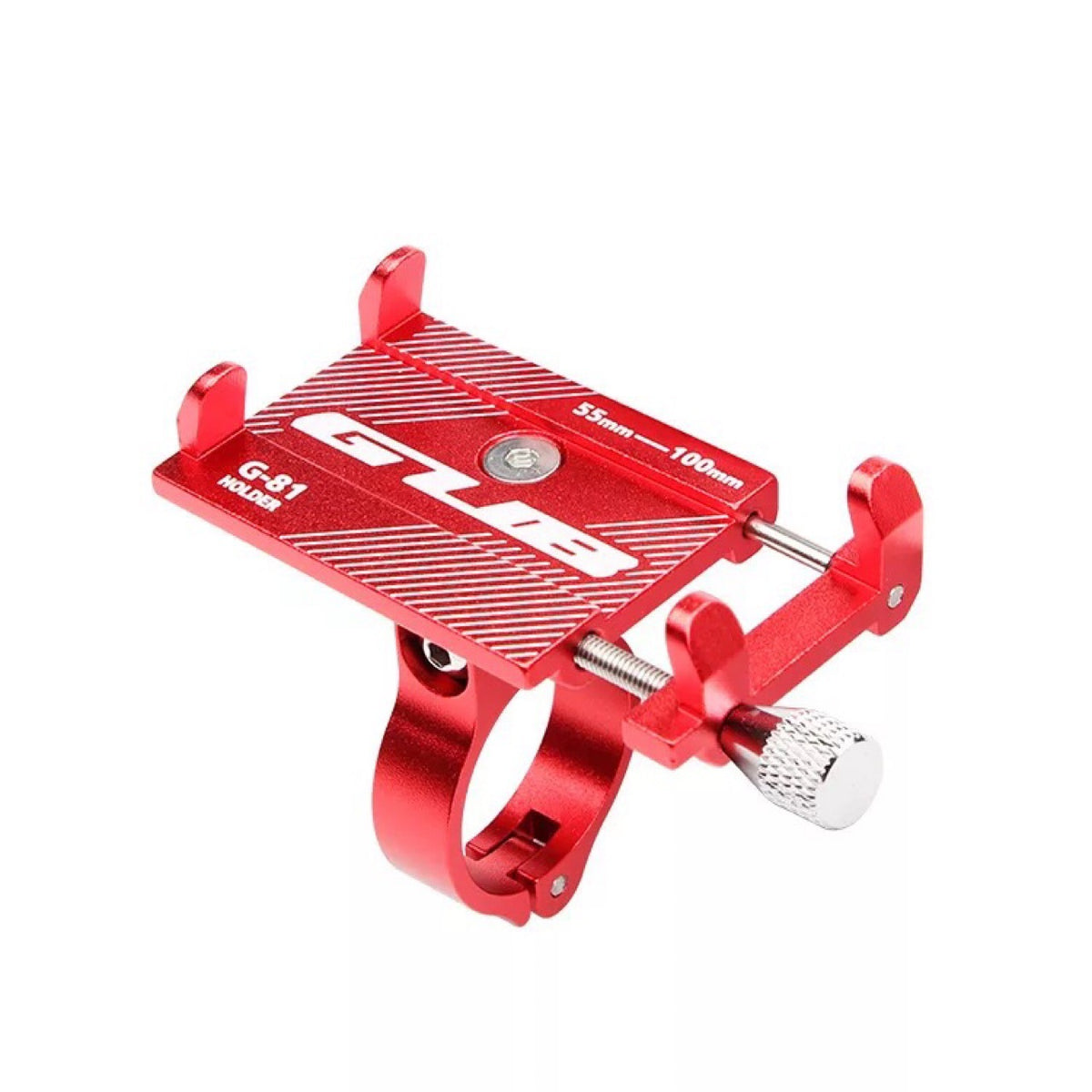 GUB G-81 Aluminum Alloy Bike Phone Holder Axl Red