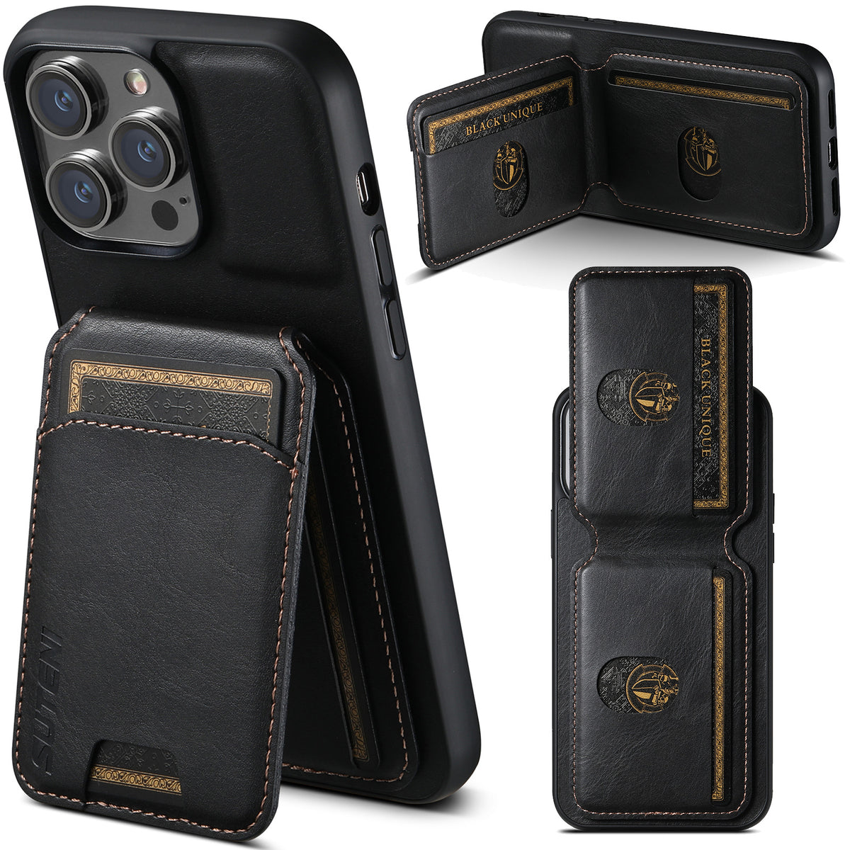Axl Wallet Phone Case – Card Slot & Stand | iPhone & Samsung